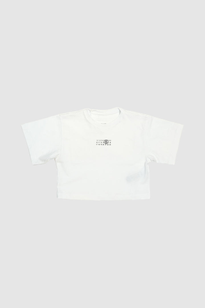 MM6KID T-shirt - Bianco/Fuxia/Nero