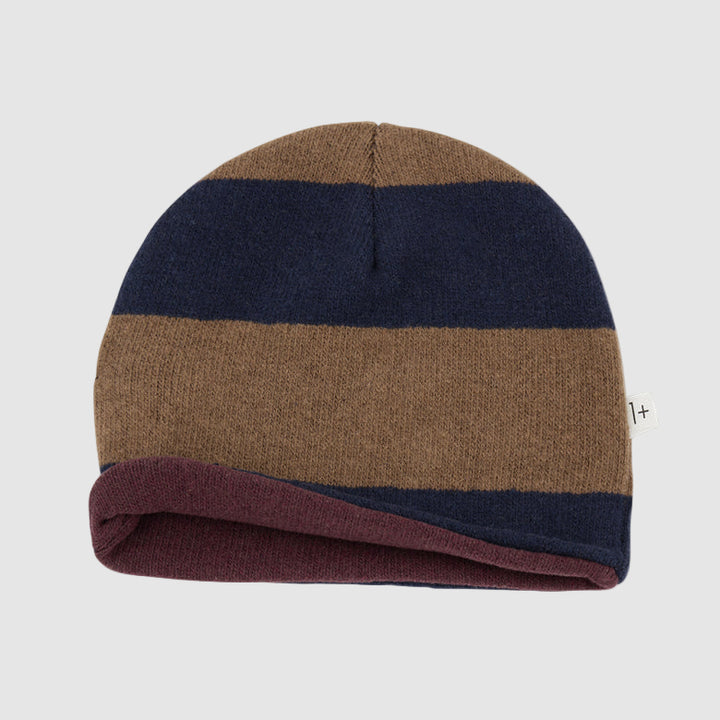 1+INTHEFAMILY Cappello reversibile - Bordeaux/Marrone