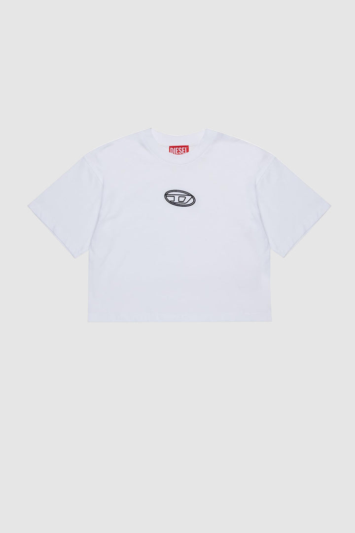 DIESEL KID T-SHIRT RAGAZZA - BIANCA