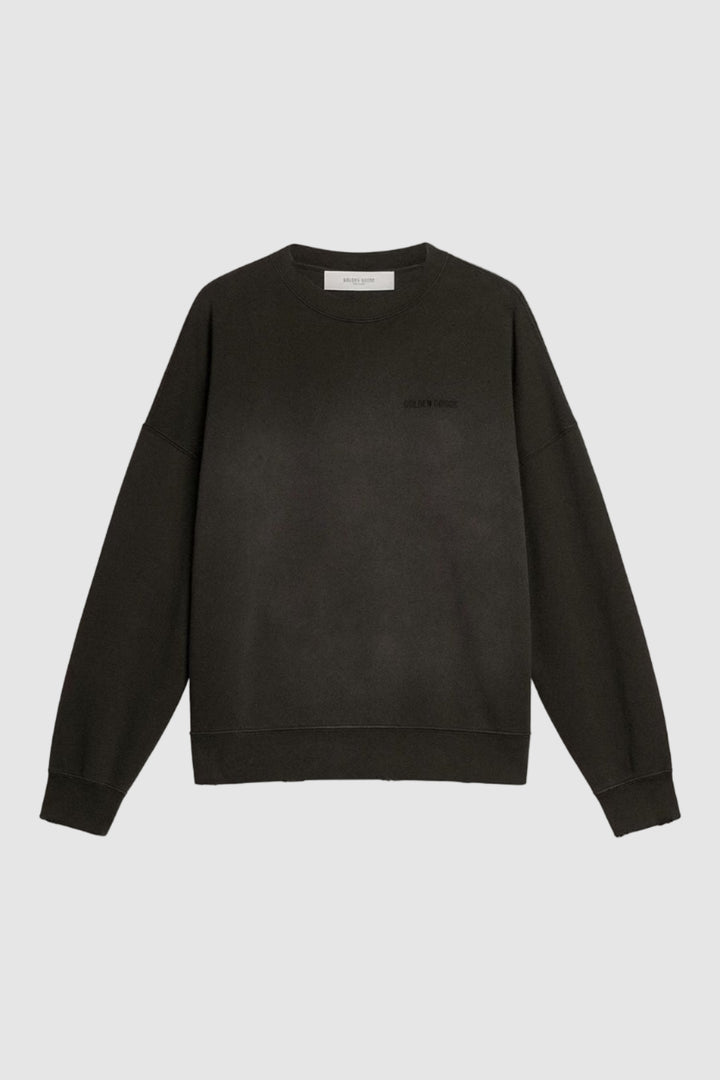 GOLDEN GOOSE FELPA - NERO