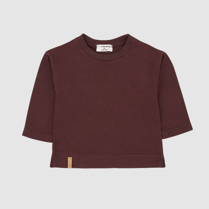 1+INTHEFAMILY Maglia - Bordeaux/Beige