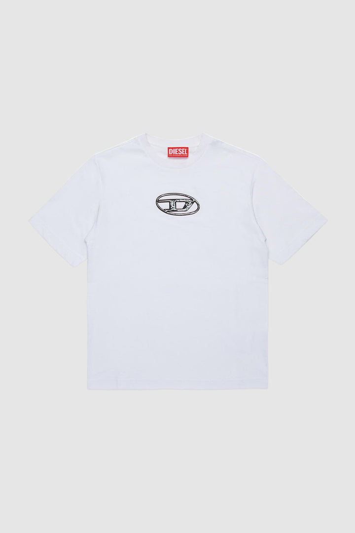 DIESEL KID 
T-SHIRT OVERSIZE RAGAZZO - BIANCA
