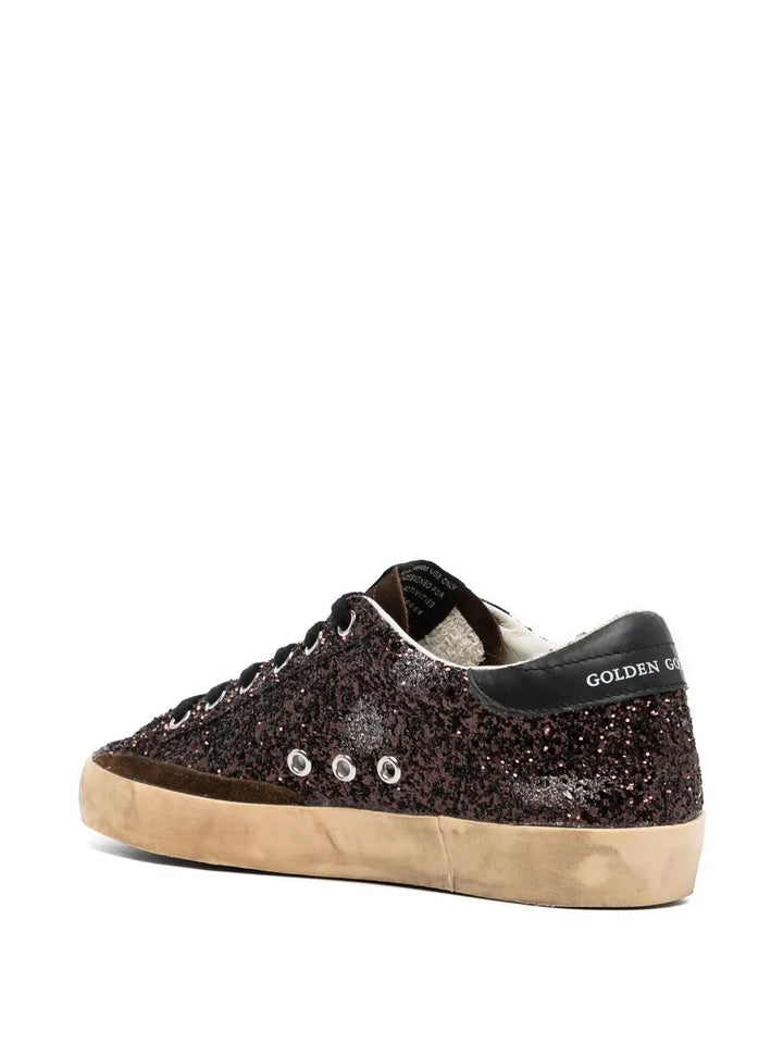 GOLDEN GOOSE Super-star - marrone/nero