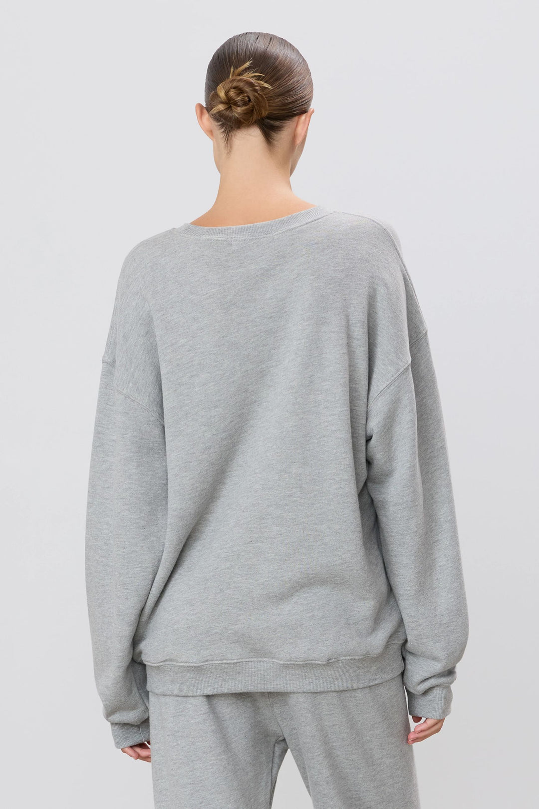 ETERNE Felpa oversize - Nero/Grigio