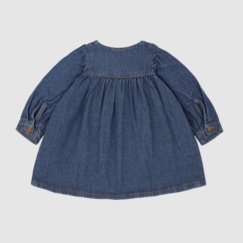 1+INTHEFAMILY Abito Denim - Blu