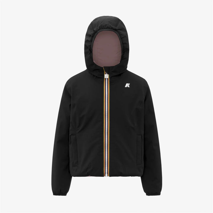 K-WAY Giubbotto - Nero - Rosa