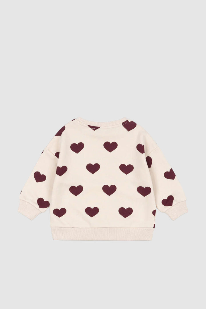 KONGES SLOJD 
Felpa - Panna/Rosso