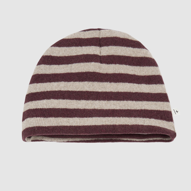 1+INTHEFAMILY Cappello reversibile - Bordeaux/marrone