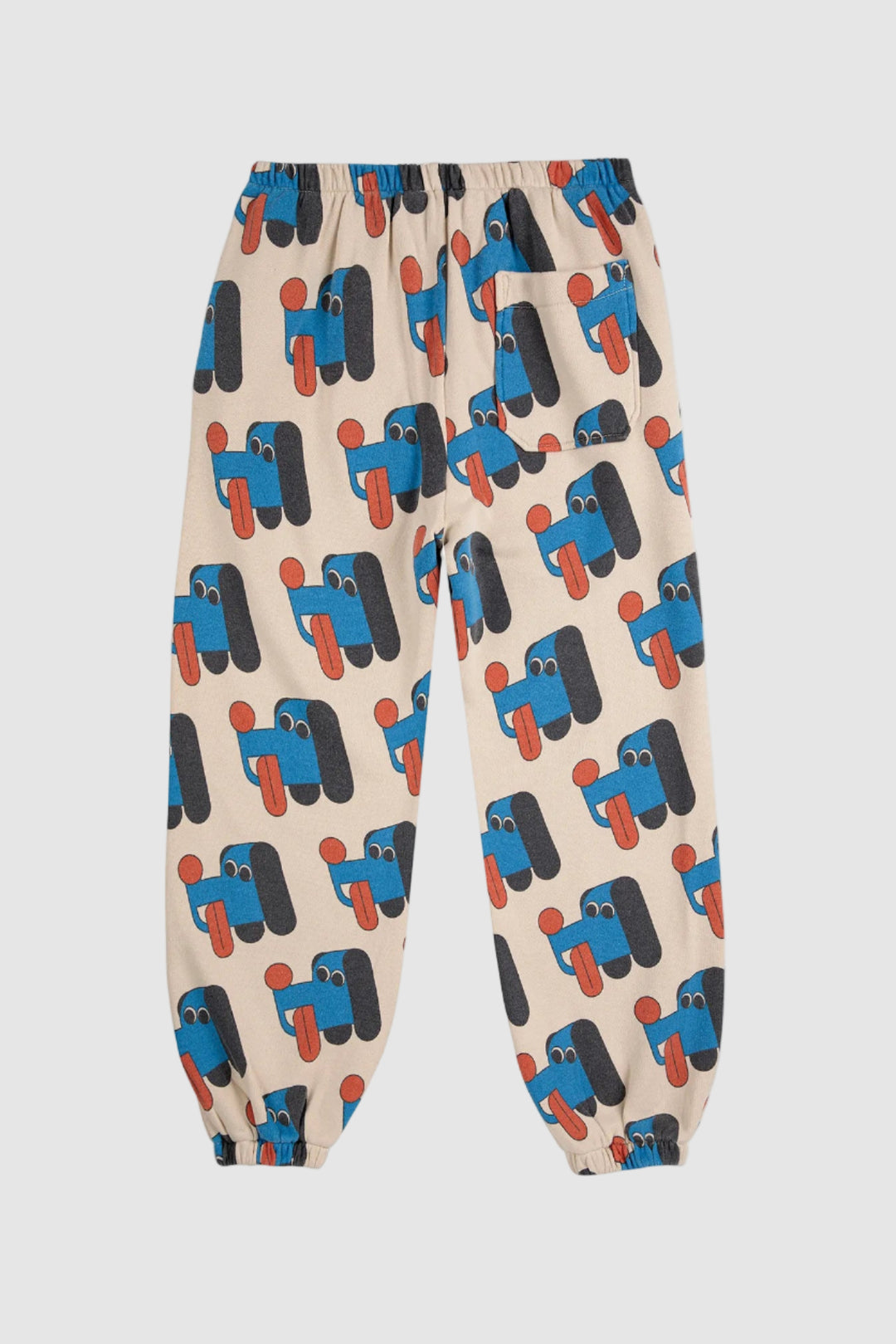 BOBO CHOSES PANTALONI JOGGING - BIANCO FANTASIA