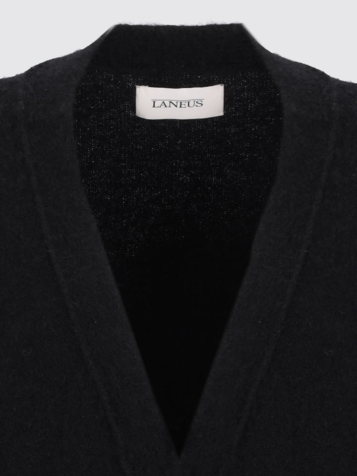 LANEUS Cardigan - Beige/Nero