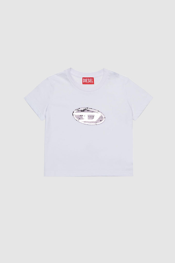DIESEL KID 
T-SHIRT RAGAZZA - BIANCA