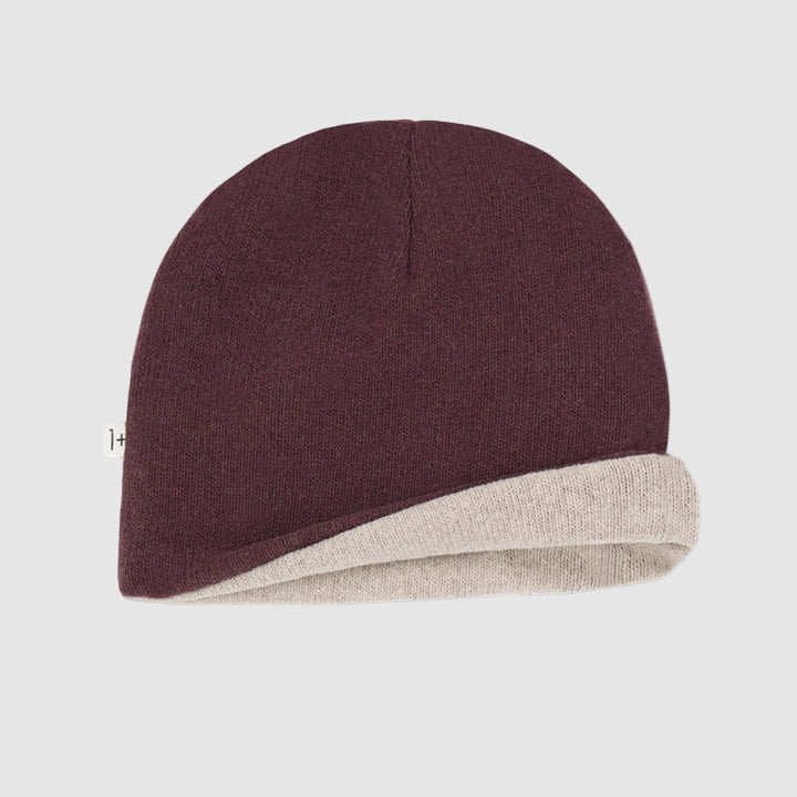 1+INTHEFAMILY Cappello reversibile - Blu/bordeaux/marrone