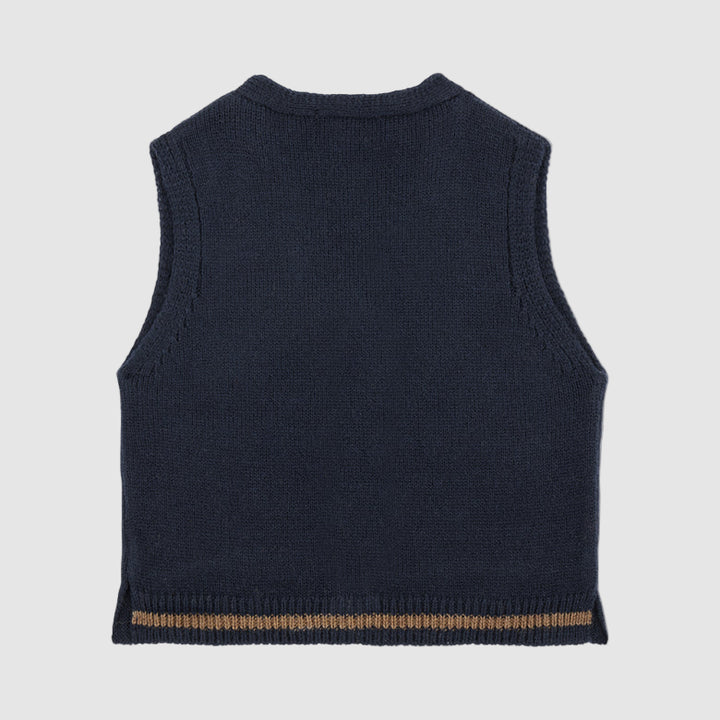 1+INTHEFAMILY Gilet - Blu