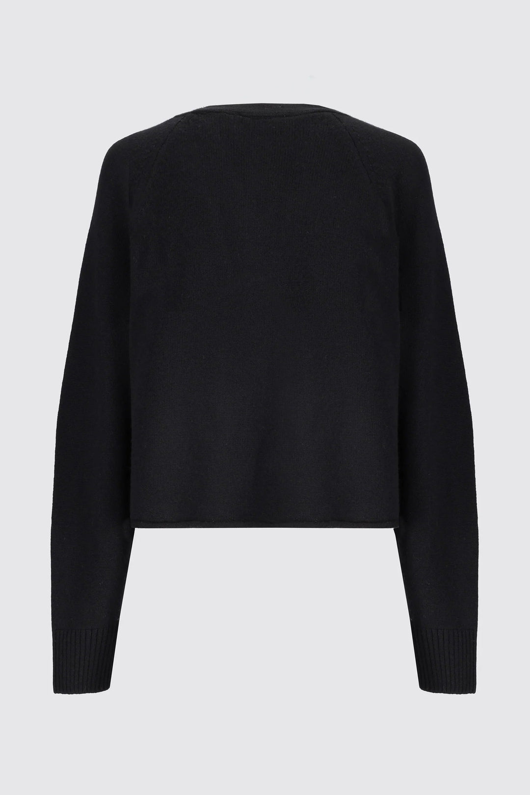 LANEUS Cardigan - Nero/Cammello