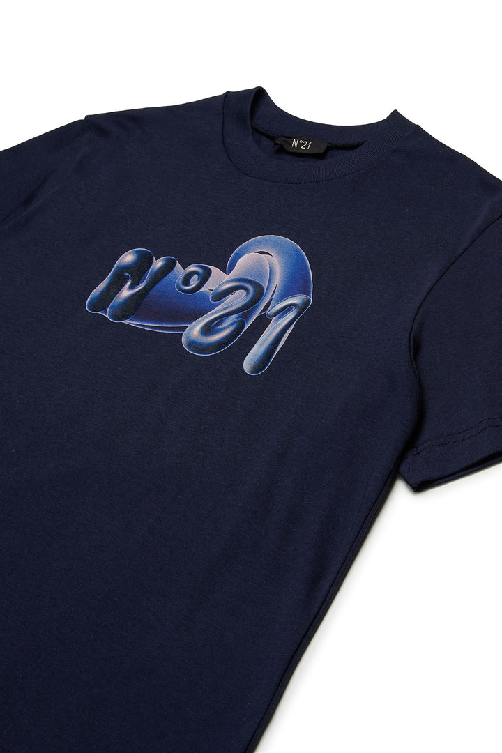 N21 KID T-shirt - Bianco/Blu