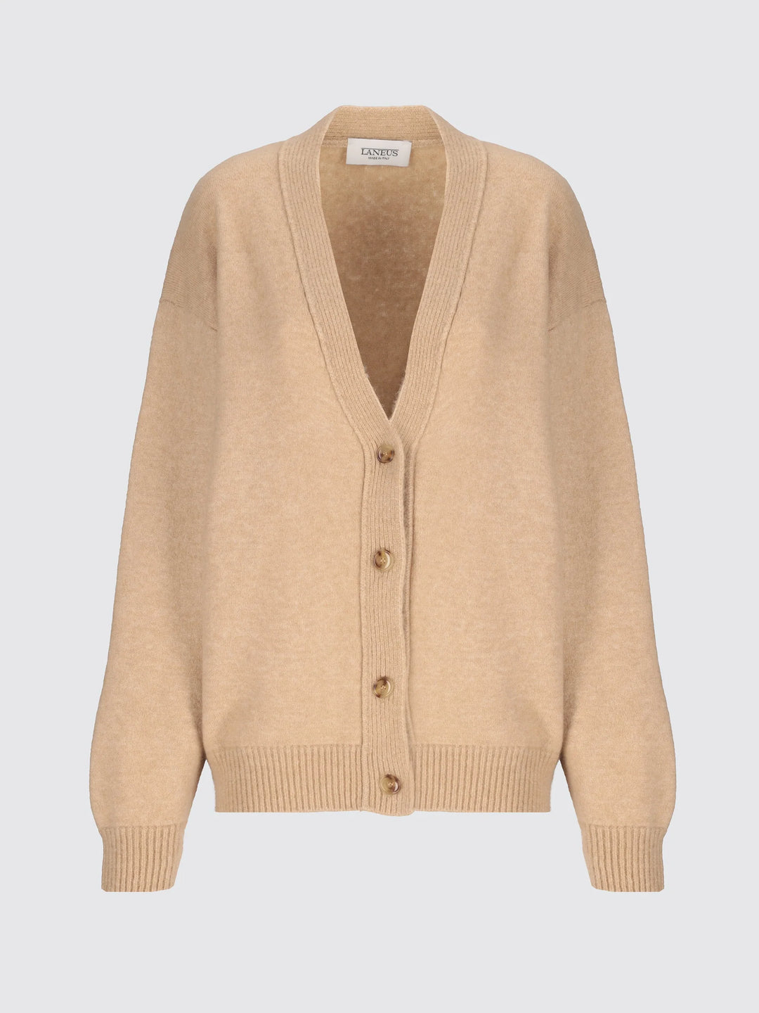 LANEUS Cardigan - Beige/Nero