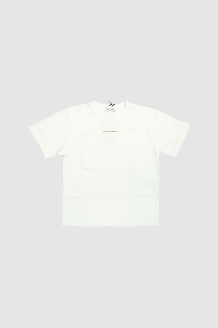 PAOLO PECORA T-shirt - Gesso/Grigio/Blu