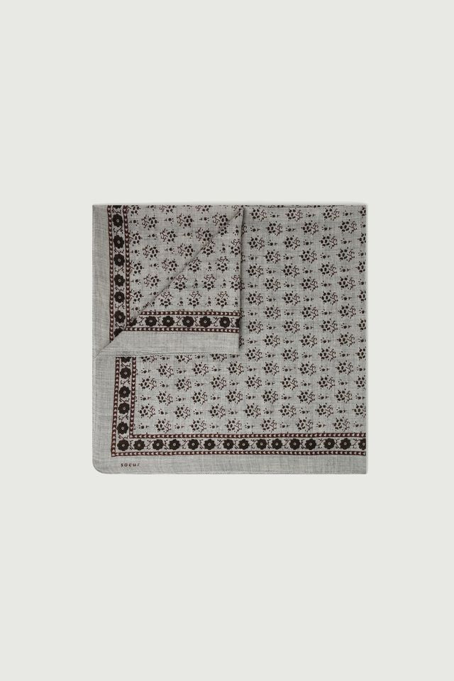 SOEUR Foulard - Beige/Grigio/Marrone