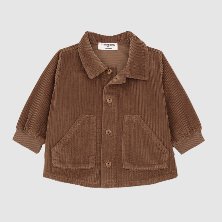 1+INTHEFAMILY Camicia - Blu/Marrone