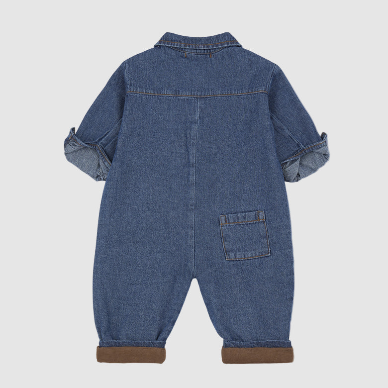 1+INTHEFAMILY Tutina denim - Blu