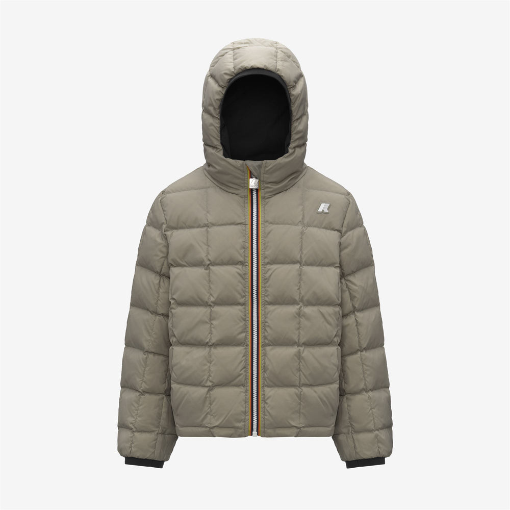 K-WAY Giubbotto - Verde/Rosso/Rosso/Nero