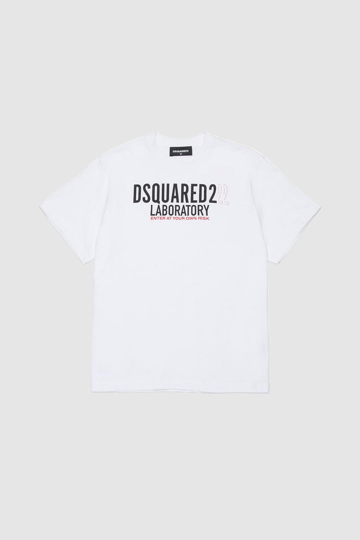 DSQUARED KID T-shirt - Bianco/Nero