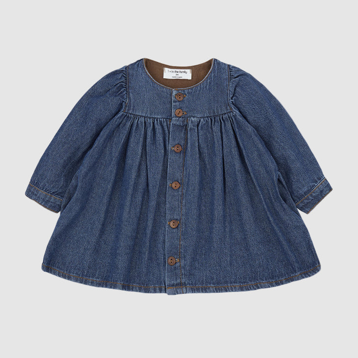 1+INTHEFAMILY Abito Denim - Blu