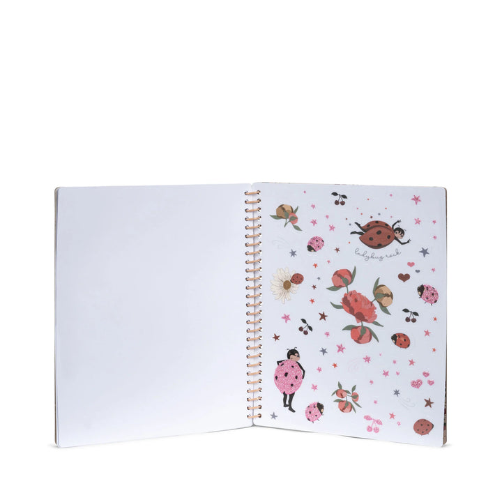 KONGES SLOJD Quaderno stickers - Rosa