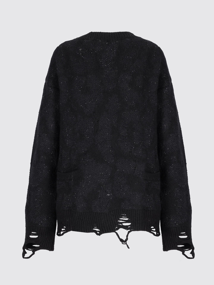 LANEUS Cardigan - Nero