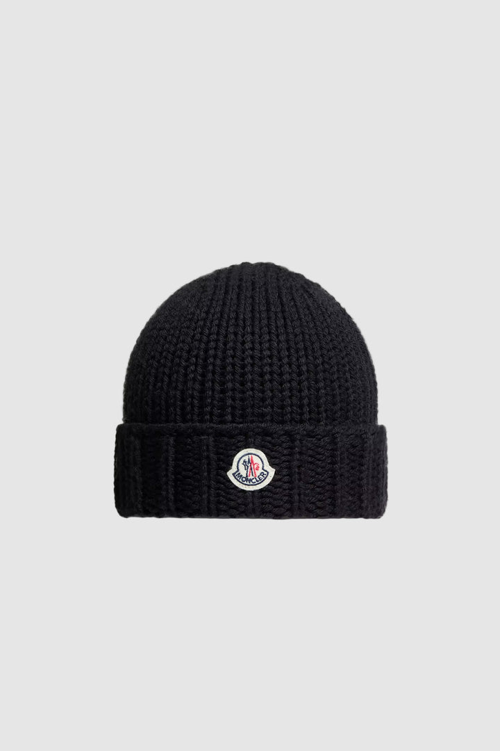MONCLER Berretto Tricot - Nero