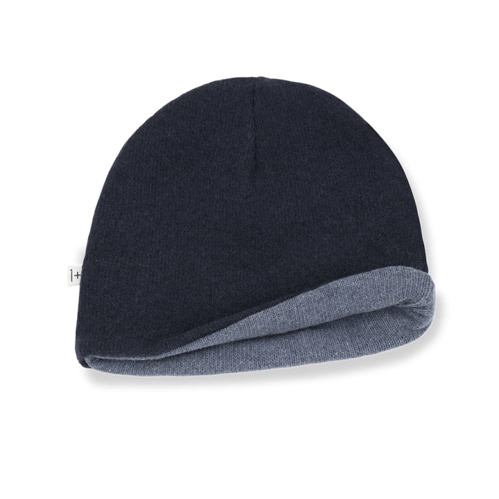 1+INTHEFAMILY Cappello reversibile - Blu/bordeaux/marrone