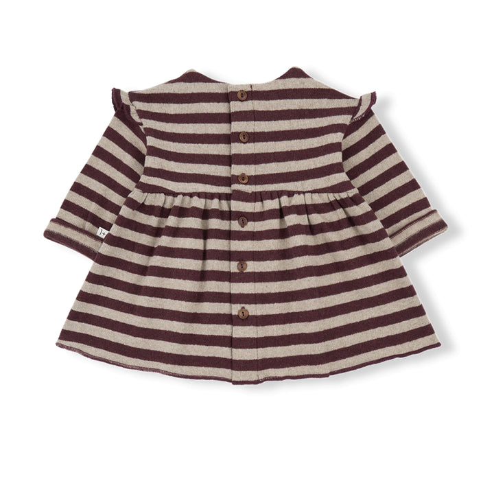 1+INTHEFAMILY Abito - Bordeaux/Marrone