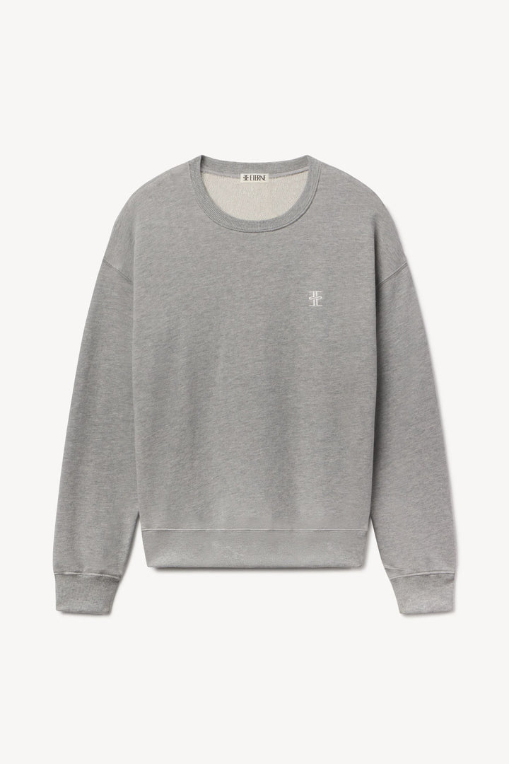 ETERNE Felpa oversize - Nero/Grigio