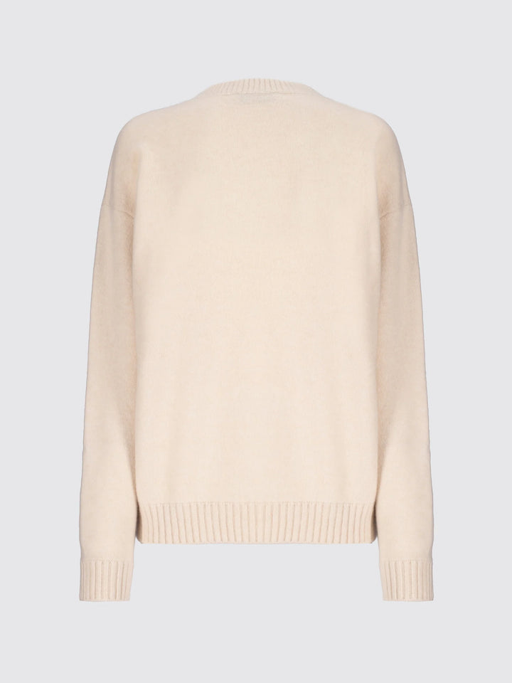 LANEUS Maglione - Crema/Grigio