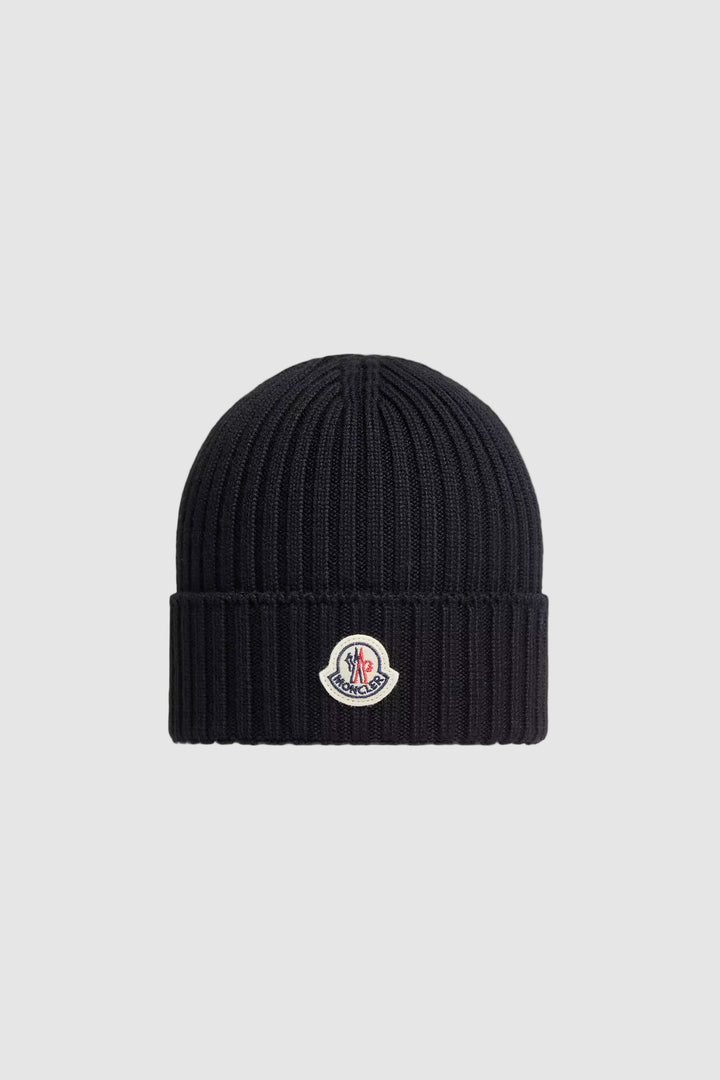 MONCLER Berretto Tricot - Nero
