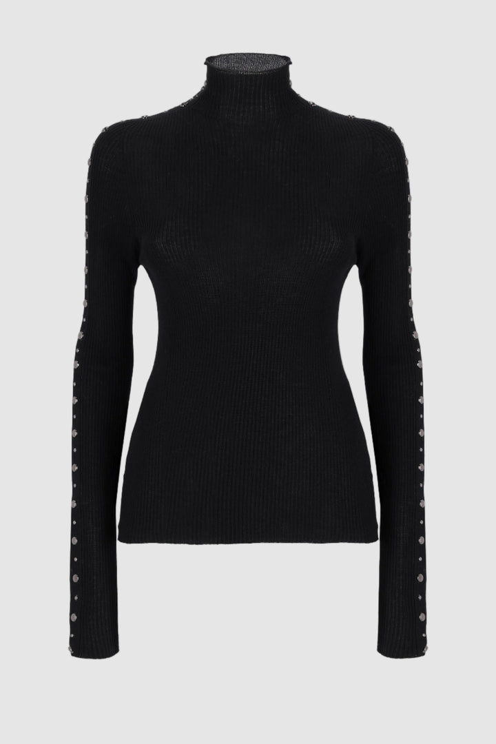 LANEUS Maglione - Bordeaux/Nero