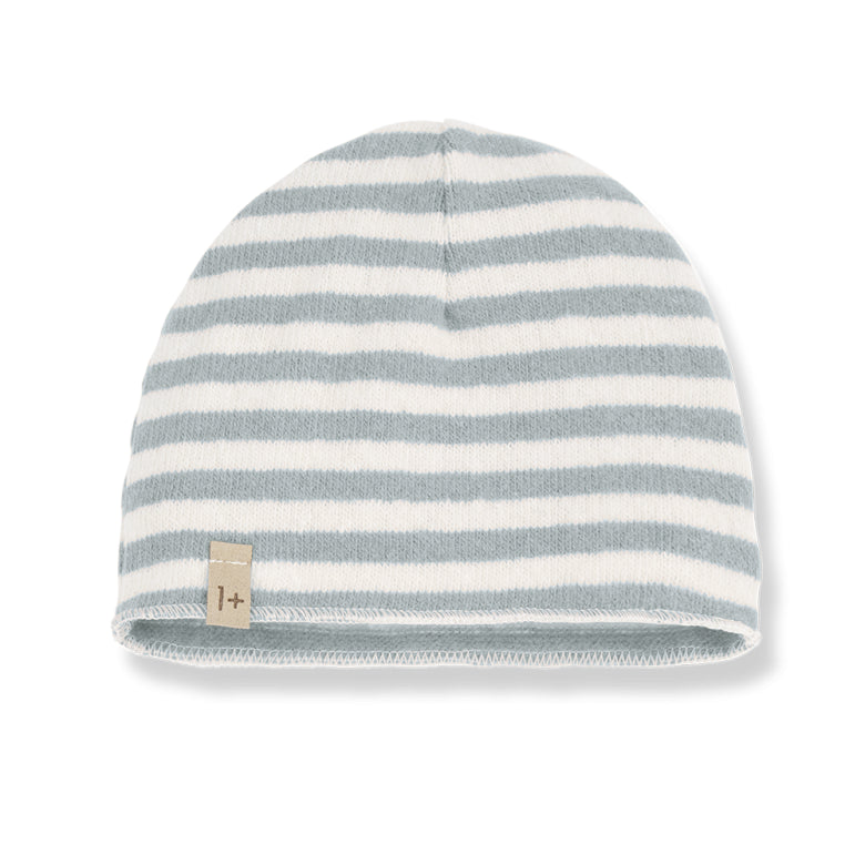 1+INTHEFAMILY Cappello a righe - Azzurro/beige/rosa