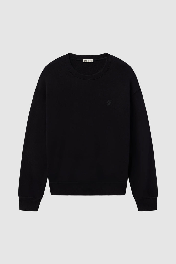 ETERNE Felpa oversize - Nero/Grigio