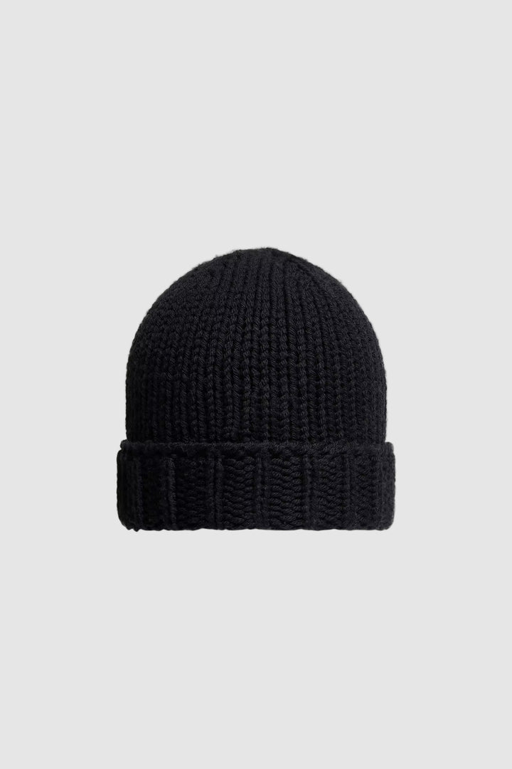 MONCLER Berretto Tricot - Nero