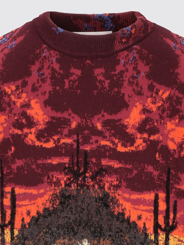 LANEUS Maglione fantasy - Multicolore