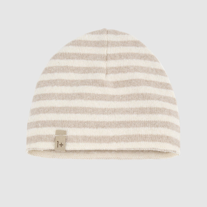 1+INTHEFAMILY Cappello a righe - Azzurro/beige/rosa