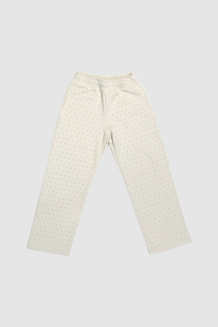 LANEUS Pantaloni Felpa - Crema
