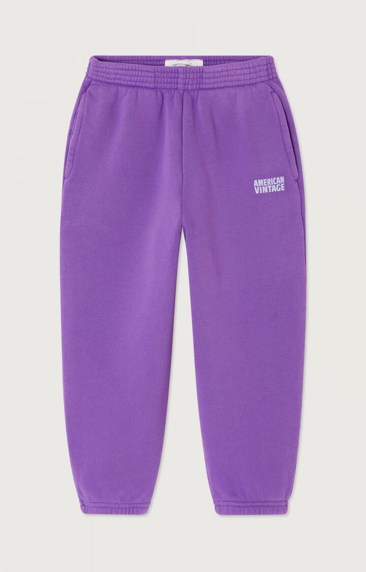 AMERICAN VINTAGE KID Pantaloni joggers - Viola/Rosso/Navy