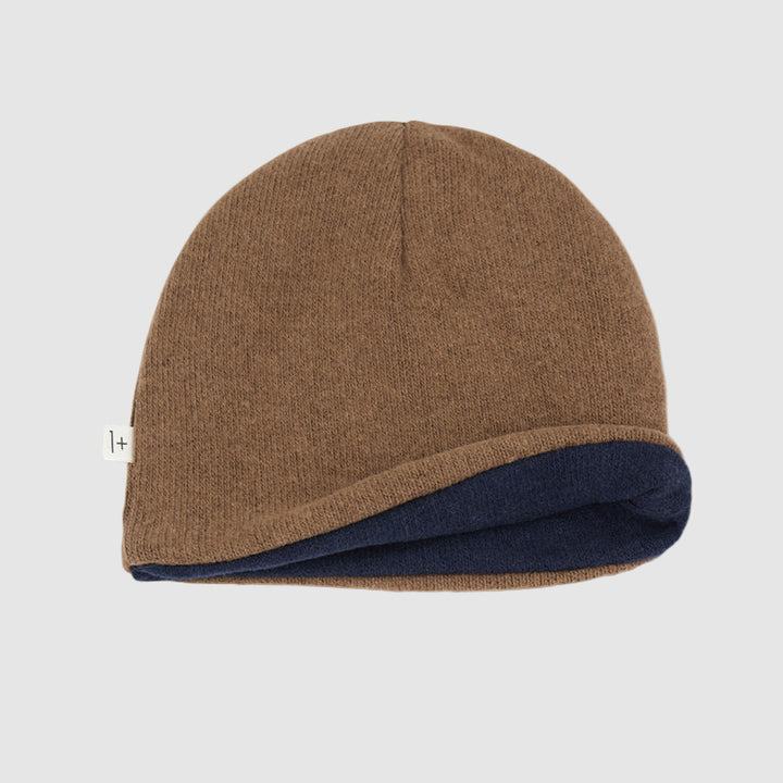 1+INTHEFAMILY Cappello reversibile - Blu/bordeaux/marrone