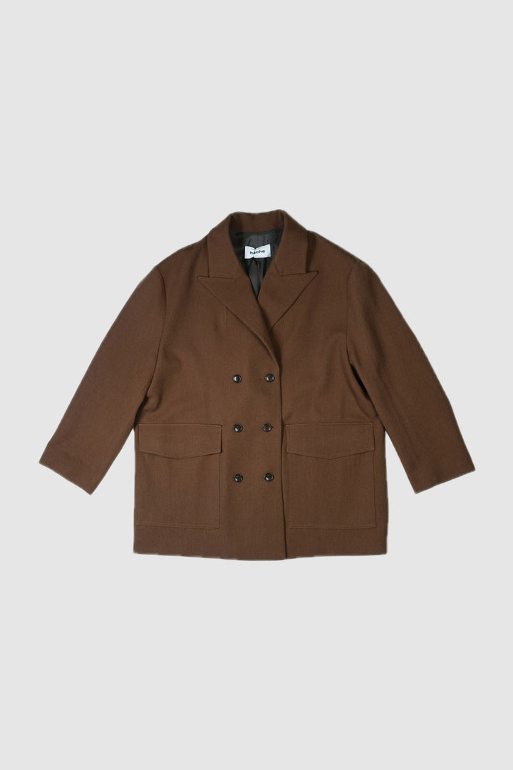 HACHE Cappotto - Ruggine