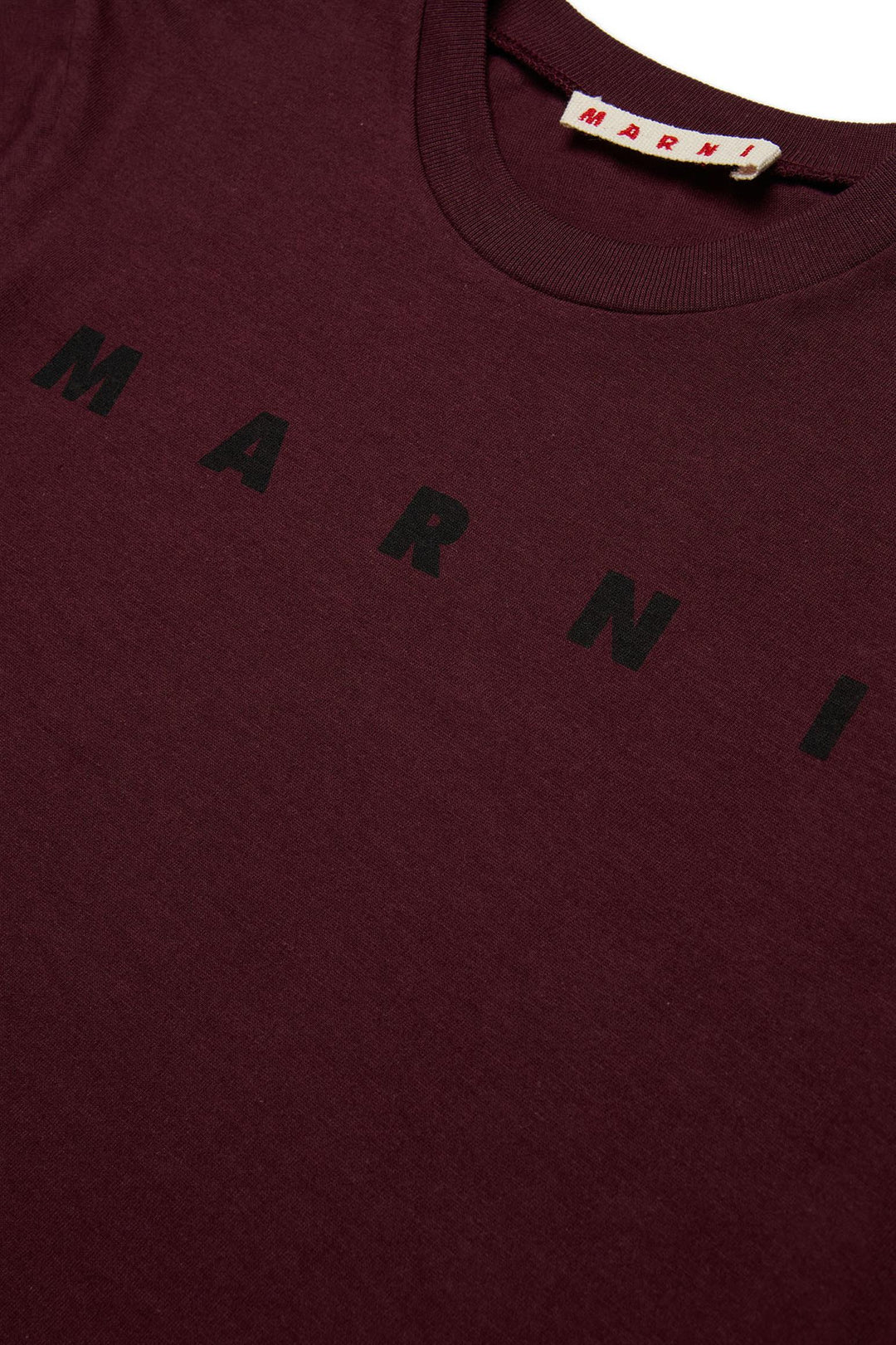 MARNI KID T- shirt - bordeaux/nera
