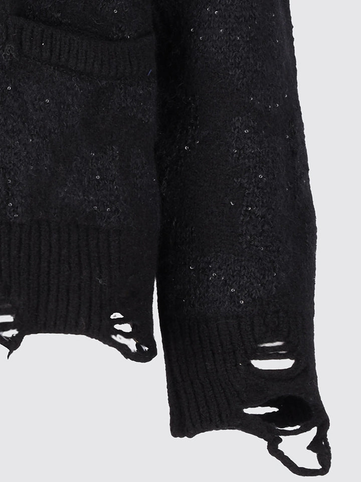 LANEUS Cardigan - Nero