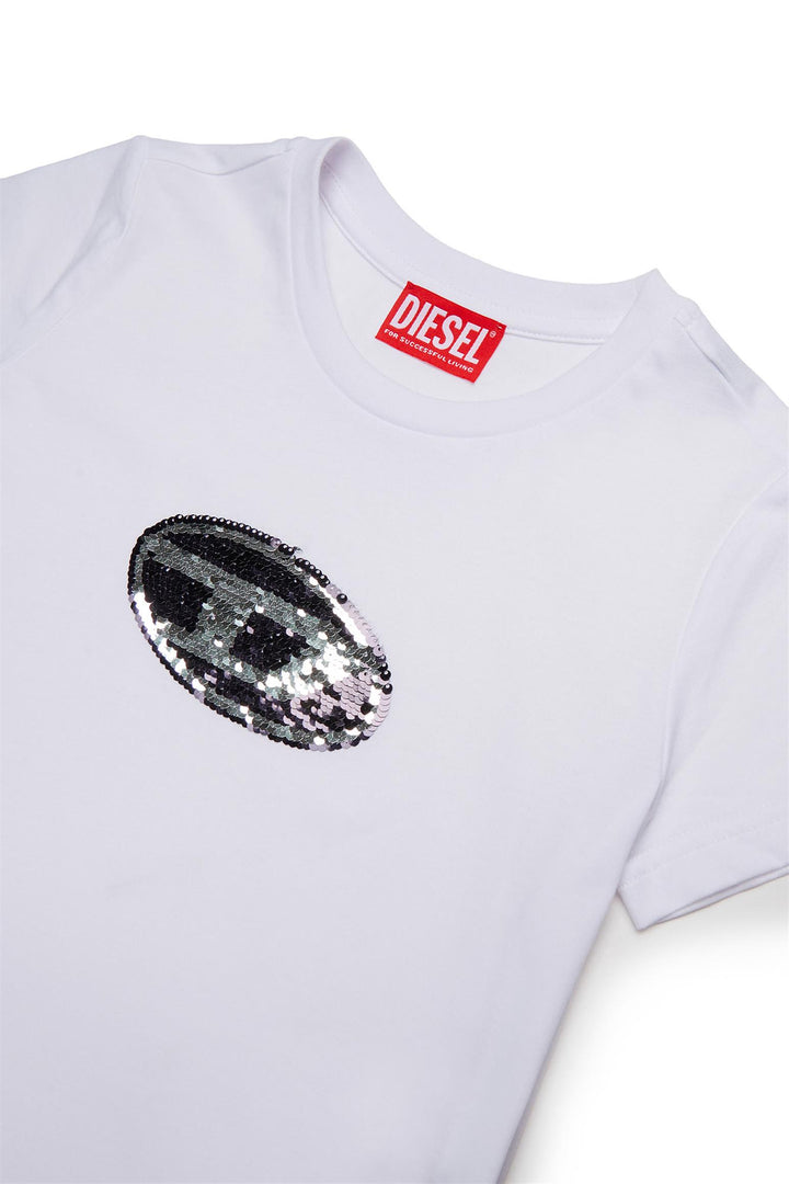 DIESEL KID 
T-SHIRT RAGAZZA - BIANCA