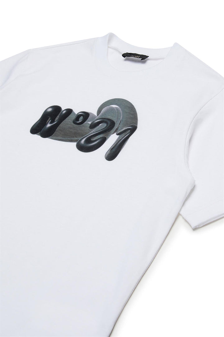 N21 KID T-shirt - Bianco/Blu