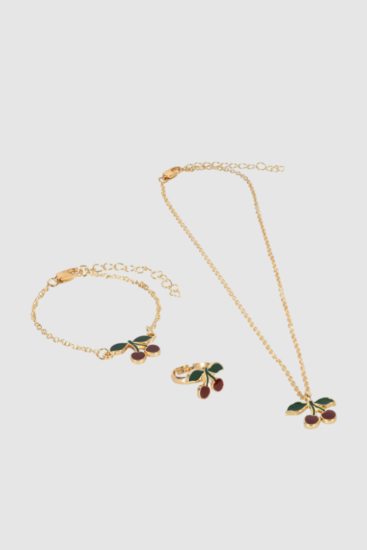 KONGES SLOJD Set Gioielli - Rosso